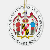 Maryland-teken Keramisch Ornament (Links)