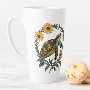 Maryland Terrapin En Black Eyed Susan Bloemen Latte Mok