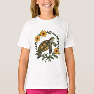 Maryland Terrapin En Black Eyed Susan Bloemen T-shirt