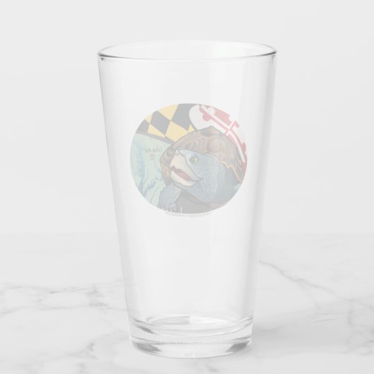 Maryland Terrapin Oval Glas (Achterkant)