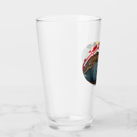 Maryland Terrapin Oval Glas (Rechts)