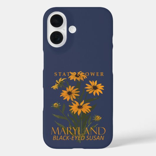 Maryland Territorium Bloem De Black-Eyed Susan Case-Mate iPhone Case (Achterkant)
