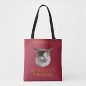 Maryland Territorium Kat De Schilferkat Tote Bag (Voorkant)