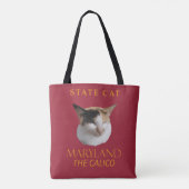 Maryland Territorium Kat De Schilferkat Tote Bag (Achterkant)