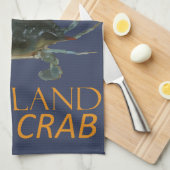 Maryland Territory Crustacean Callinectes sapidus Theedoek (Quarter Fold)