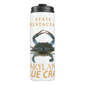 Maryland Territory Crustacean Callinectes sapidus Thermosbeker (Voorkant)