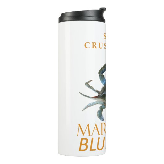 Maryland Territory Crustacean Callinectes sapidus Thermosbeker (Gedraaid links)