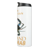 Maryland Territory Crustacean Callinectes sapidus Thermosbeker (Geroteerd rechts)