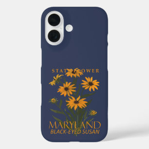 Maryland Territory Flower De Zwarte Oog Susan iPhone 16 Hoesje