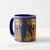 Maryland Territory Hond The Retriever 2 Mok (Voorkant links)