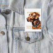 Maryland Territory Hond The Retriever Button (Insitu)