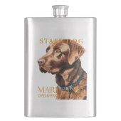 Maryland Territory Hond The Retriever Flacon (Voorkant)