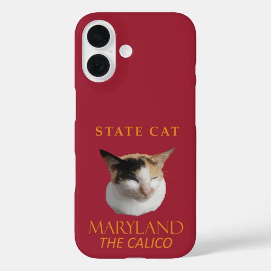 Maryland Territory Kat De Schilferkat Case-Mate iPhone Case (Achterkant)