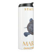 Maryland Territory Reptile De zoetwaterschildpad Thermosbeker (Gedraaid links)