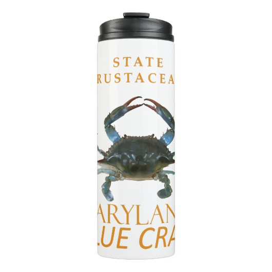 Maryland Territory Schaaldier Callinectes sapidus Thermosbeker (Voorkant)