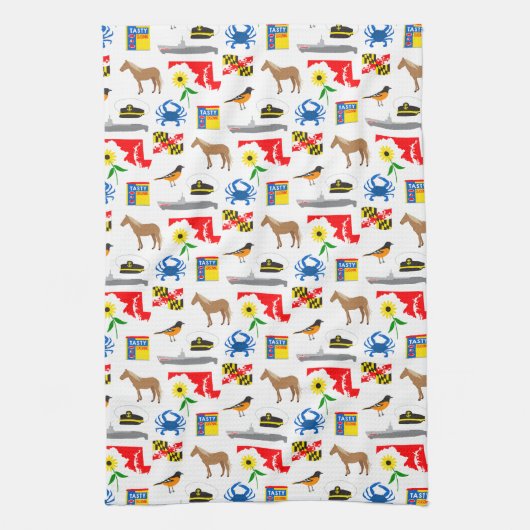 Maryland Theedoek (Verticaal)