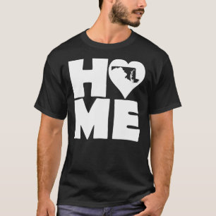 Maryland Thuis Hart Staat T-Shirt