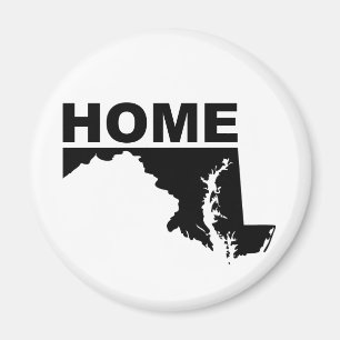 Maryland Thuis Weg Van Staat Koelkastmagneet Magneet