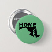 Maryland Thuis Weg Van State Knop Speld Ronde Button 5,7 Cm (Voorkant /achterkant)