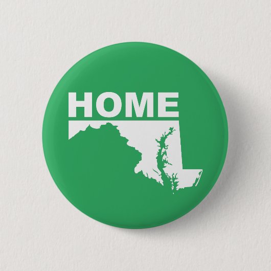 Maryland Thuis Weg Van State Knop Speld Ronde Button 5,7 Cm (Voorkant)