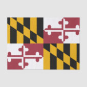 Maryland tissue paper, Maryland Flag tissue paper Tissuepapier (Voorkant)