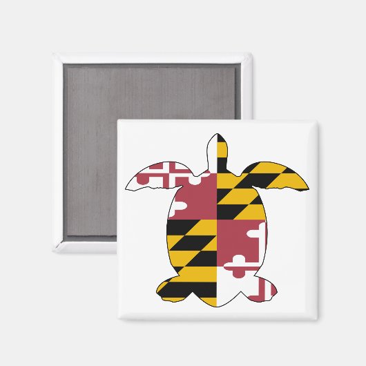 Maryland Turtle Magneet (Voorkant / Achterkant)