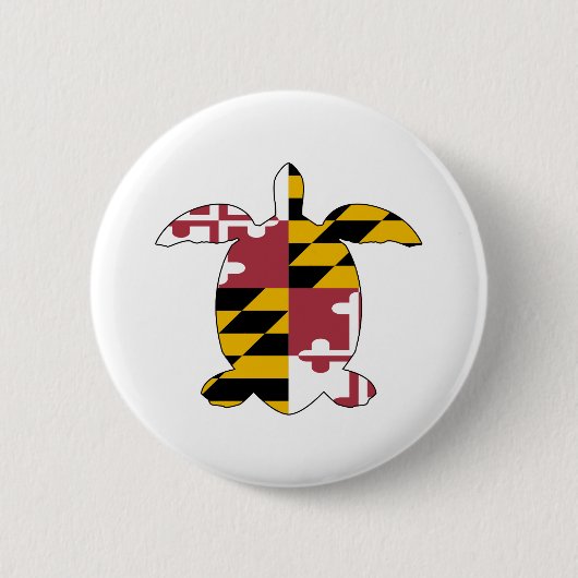 Maryland Turtle Ronde Button 5,7 Cm (Voorkant)