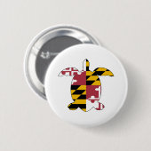 Maryland Turtle Ronde Button 5,7 Cm (Voorkant /achterkant)