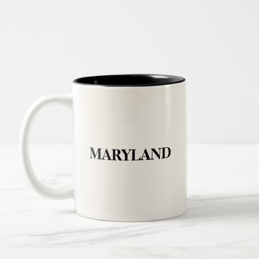 Maryland Tweekleurige Koffiemok (Links)