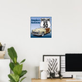 Maryland US Route 50 Poster (Thuiskantoor)