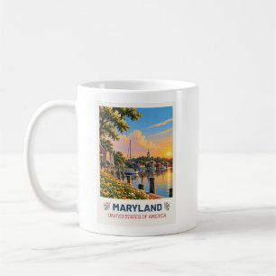 Maryland USA – Antieke Reisbeker Koffiemok