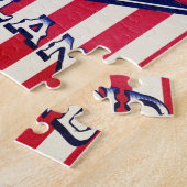 Maryland USA Flag Legpuzzel (Zijkant)