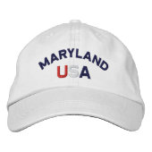 Maryland USA geborduurd wit Pet (Voorkant)