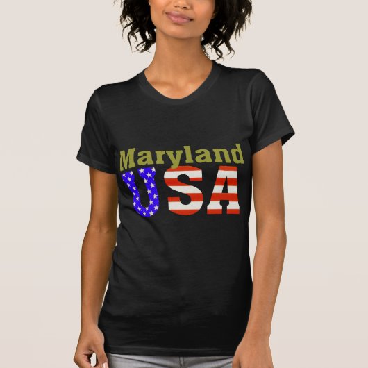 Maryland USA! T-shirt (Voorkant)