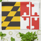 maryland usa - vlaghanddoek theedoek (Gevouwen)