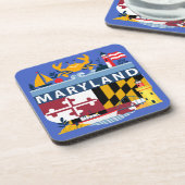 Maryland, Verenigde Staten Bier Onderzetter (Linkerzijde)