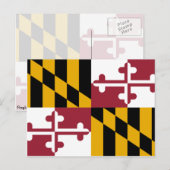 Maryland, Verenigde Staten Briefkaart (Voorkant / Achterkant)