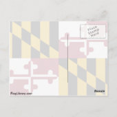Maryland, Verenigde Staten Briefkaart (Achterkant)