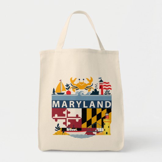 Maryland, Verenigde Staten Tote Bag (Voorkant)