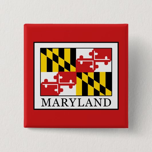Maryland Vierkante Button 5,1 Cm (Voorkant)