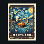 Maryland | Vincent van Gogh geïnspireerd Briefkaart<br><div class="desc">Omarm de charme van de Oude Lijnstaat met het "Maryland | Vincent van Gogh Geïnspireerd Briefkaart." Dit bijzondere briefkaart brengt de veelzijdige landschappen van Maryland tot leven, van de serene Chesapeake Bay tot de bruisende straten van Baltimore, door de gepassioneerde en levendige artistiek van Vincent van Gogh’s impressionisme. Met zijn...</div>