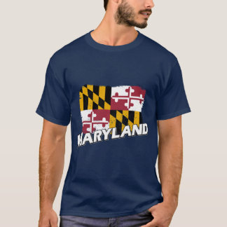 Maryland vlag 1 t-shirt