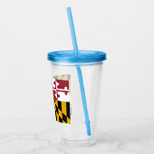 Maryland-vlag Acryl Drinkbeker (Links)