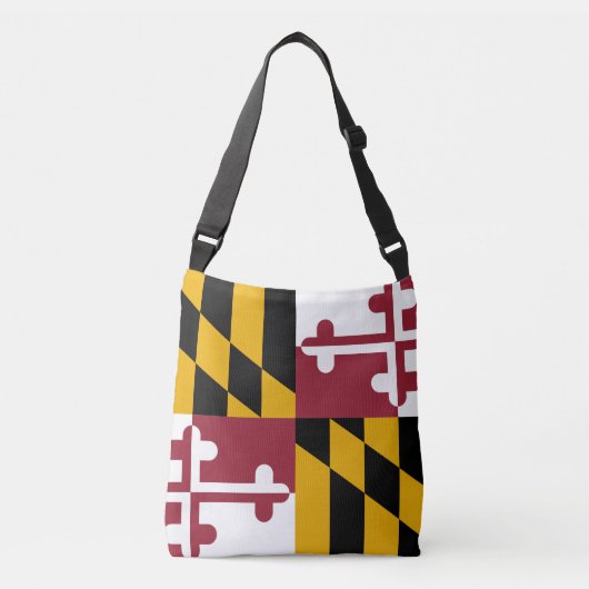 Maryland vlag, Amerikaanse vlag Crossbody Tas (Voorkant)
