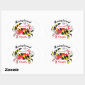 Maryland vlag blauwe krab auto decal sticker (Vel)