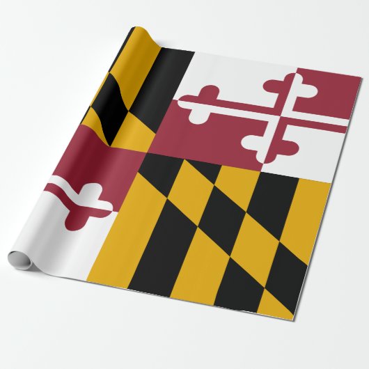 Maryland-vlag Cadeaupapier (Uitgerold)