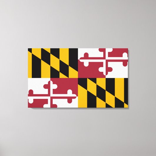 Maryland-vlag Canvas Afdruk (Voorkant)