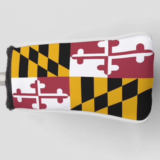 Maryland-vlag golfheadcover (Voorkant)