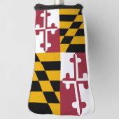 Maryland-vlag golfheadcover (Draai 90)