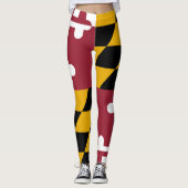 Maryland-vlag Leggings (Voorkant)